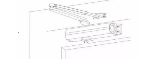 閉門器的標(biāo)準(zhǔn)安裝